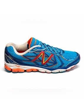 New Balance 1080 V4 Women’s Blue and Orange Running Shoes Size 9